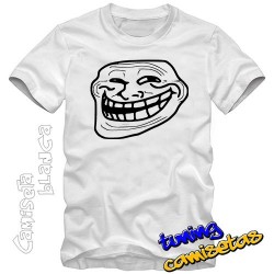 Camiseta meme troll face
