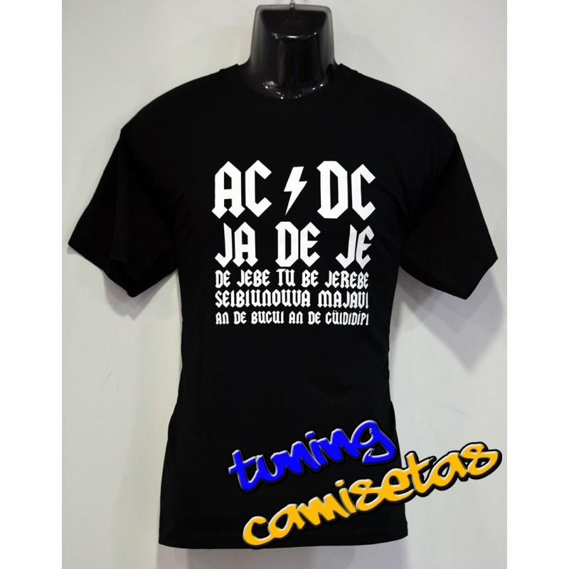 sello disculpa Integrar Camiseta AC DC
