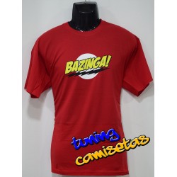 Camiseta Bazinga (rayo) - Sheldon Cooper