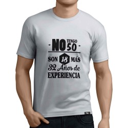 Camiseta 18 más experiencia